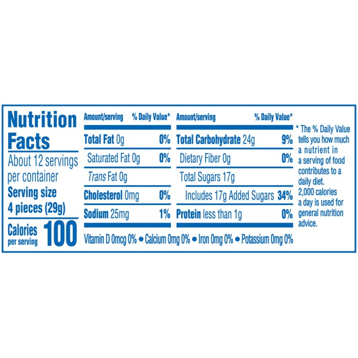 Jet marshmallow nutrition label puffed puff amazon kraft flavored strawberry