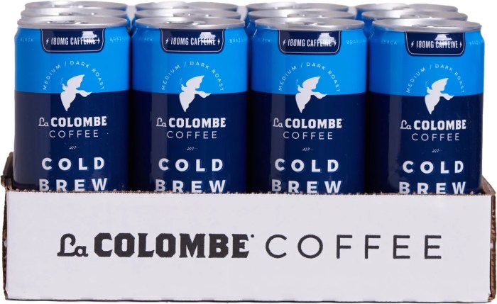 La colombe cold brew nutrition facts