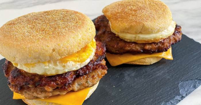 Egg mcmuffin with sausage nutrition